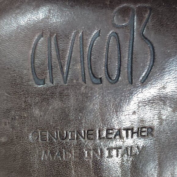 Civico 93 Large Brown Woven Leather Tote Bag Made In Italy - Picture 9 of 9